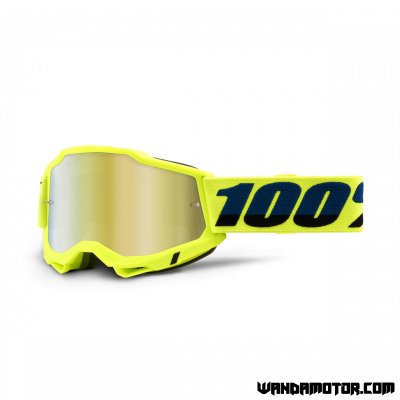 Goggles 100% Accuri 2 yellow, golden lens