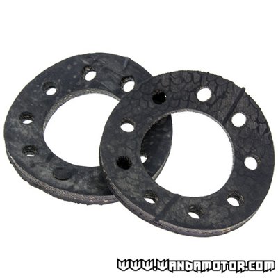 Rear sprocket rubbers for bicycle conversion engine